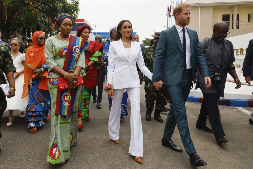 Style File: Meghan Markle in Nigeria - Tom + Lorenzo