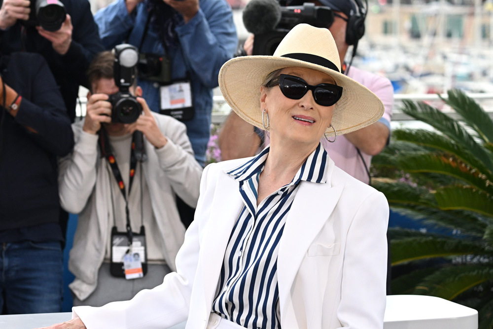 Cannes Film Festival 2024 Meryl Streep at the Honorary Palme d'Or