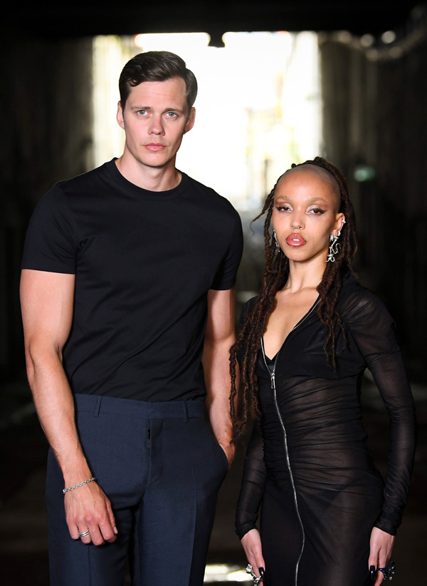 Bill Skarsgård And Fka Twigs At The Crow London Photo Call Tom Lorenzo 