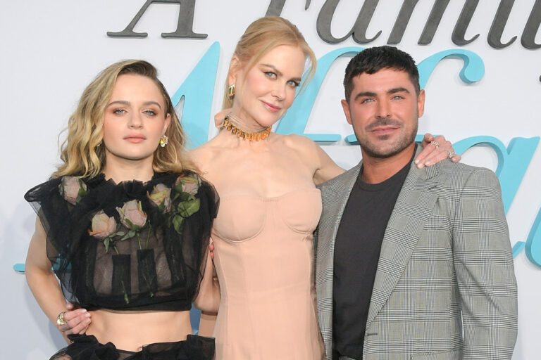 Joey King, Nicole Kidman and Zac Efron at the A FAMILY AFFAIR World ...