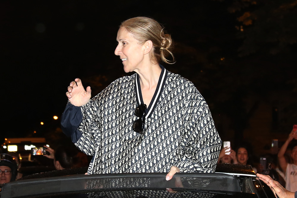 Celine Dion Greets Fans in Paris in Dior Ahead of the Olympic Games ...