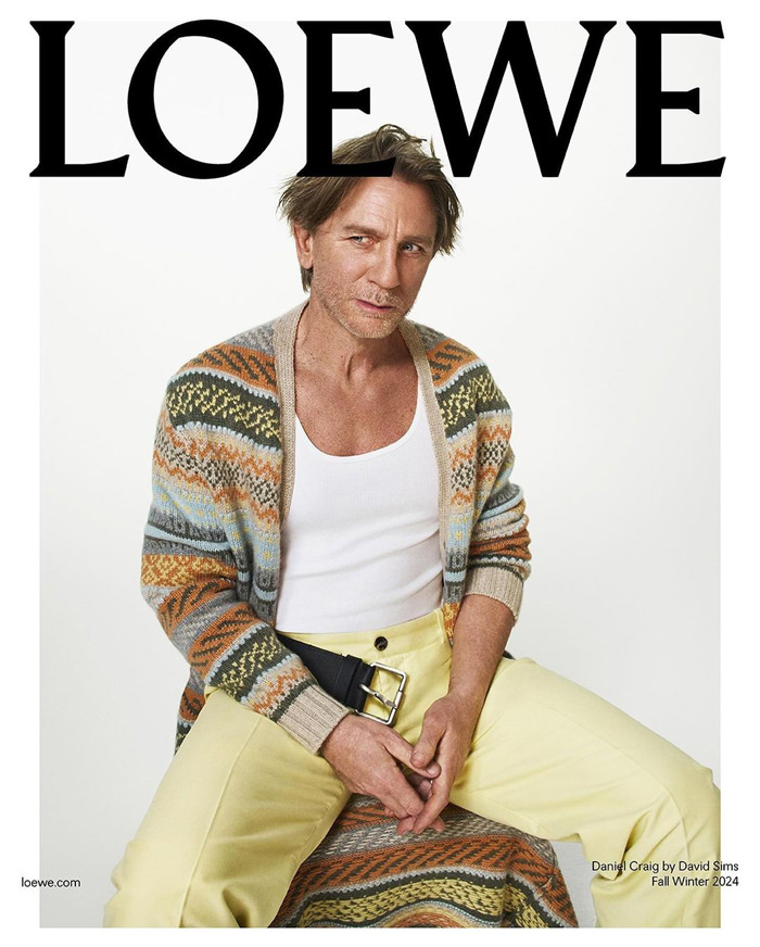 Daniel Craig for Loewe's Fall 2024 Ad Campaign - Tom + Lorenzo