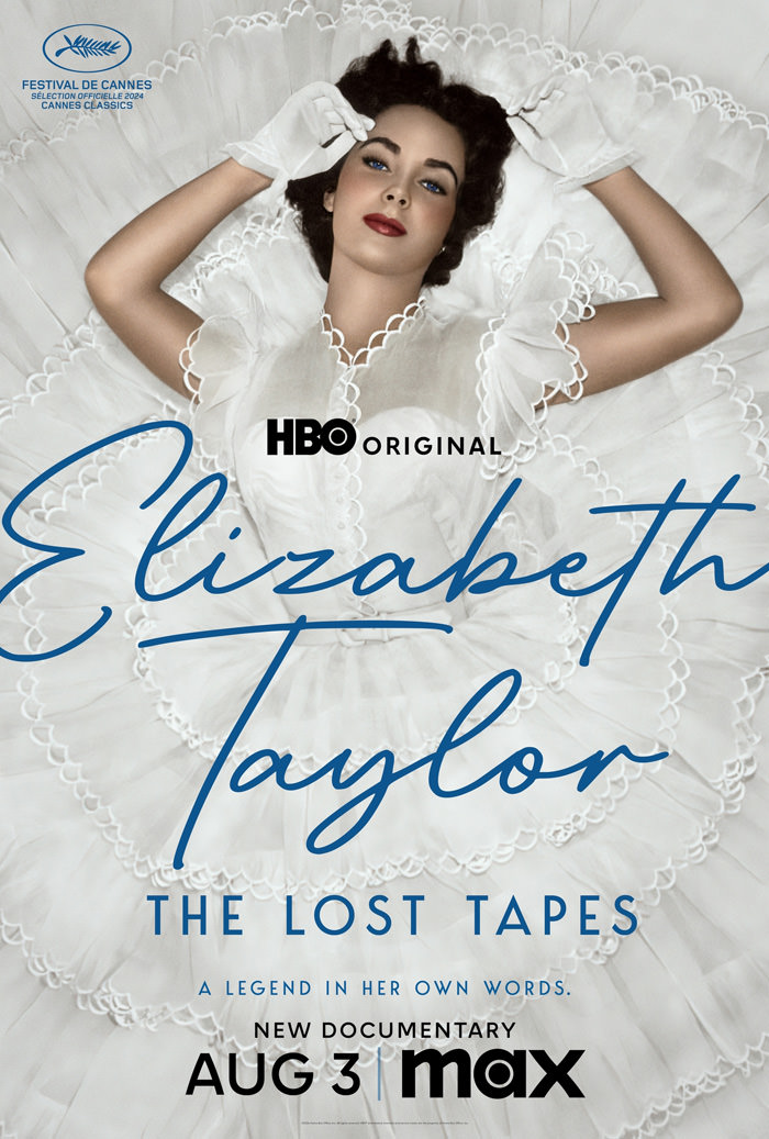 HBO Original Documentary ELIZABETH TAYLOR: THE LOST TAPES Key Art ...