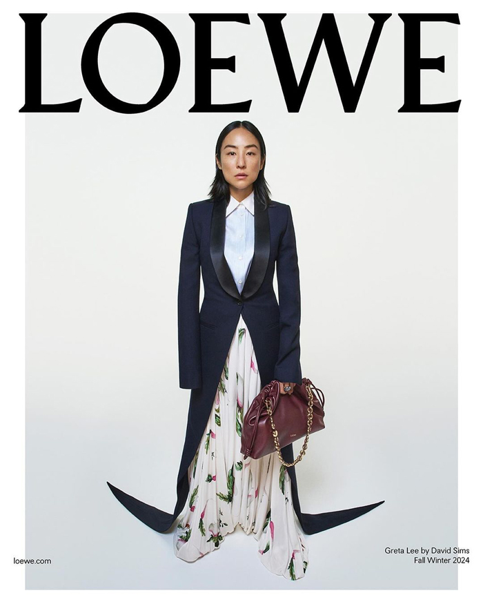 Greta Lee for Loewe’s Fall 2024 Ad Campaign - Tom + Lorenzo