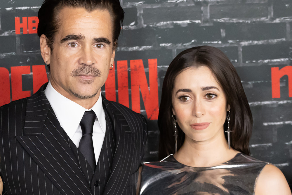 Colin Farrell and Cristin Milioti at THE PENGUIN Premiere - Tom + Lorenzo