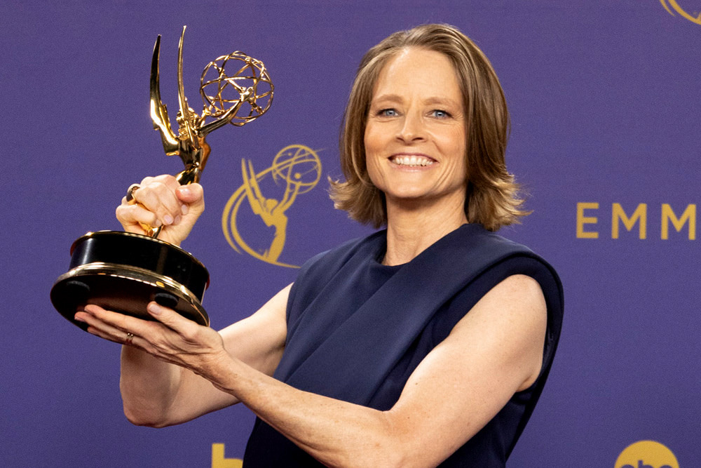 Emmys 2024 TRUE DETECTIVE NIGHT COUNTRY Star Jodie Foster in Louis