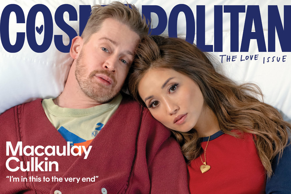 COSMOPOLITAN: History-Making Love Issue Starring Macaulay Culkin & Brenda Song post image