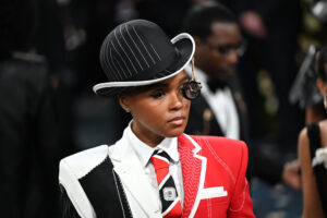Met Gala 2025: Janelle Monáe in Thom Browne x Paul Tazewell - Tom + Lorenzo