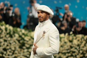Met Gala 2025: Lewis Hamilton in Wales Bonner - Tom + Lorenzo