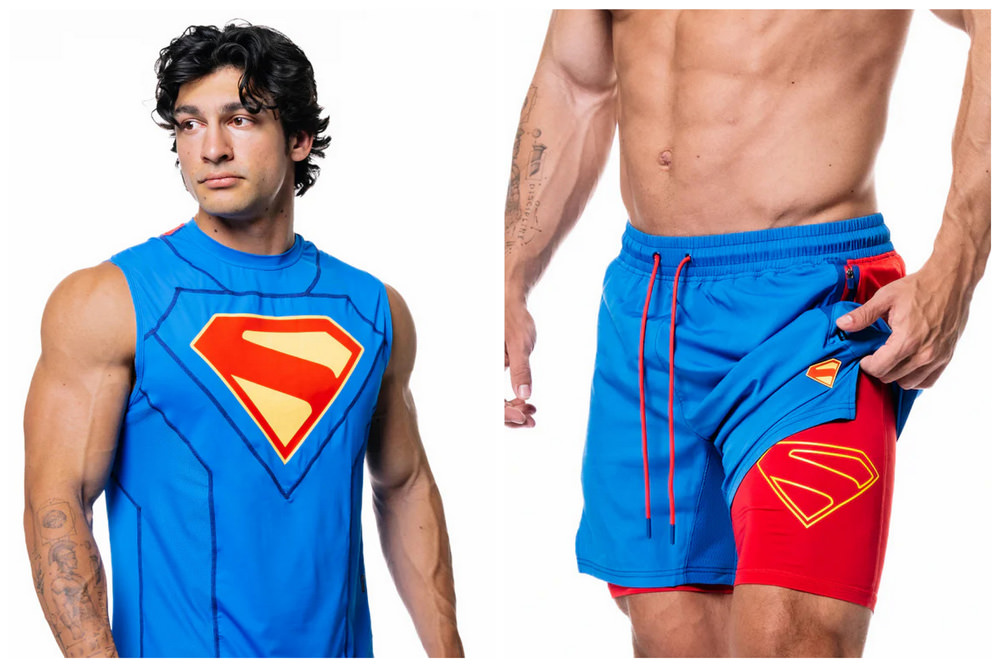 Champion×beams superman スエット　L 7730e24e5cb56787cbcce04d45090d