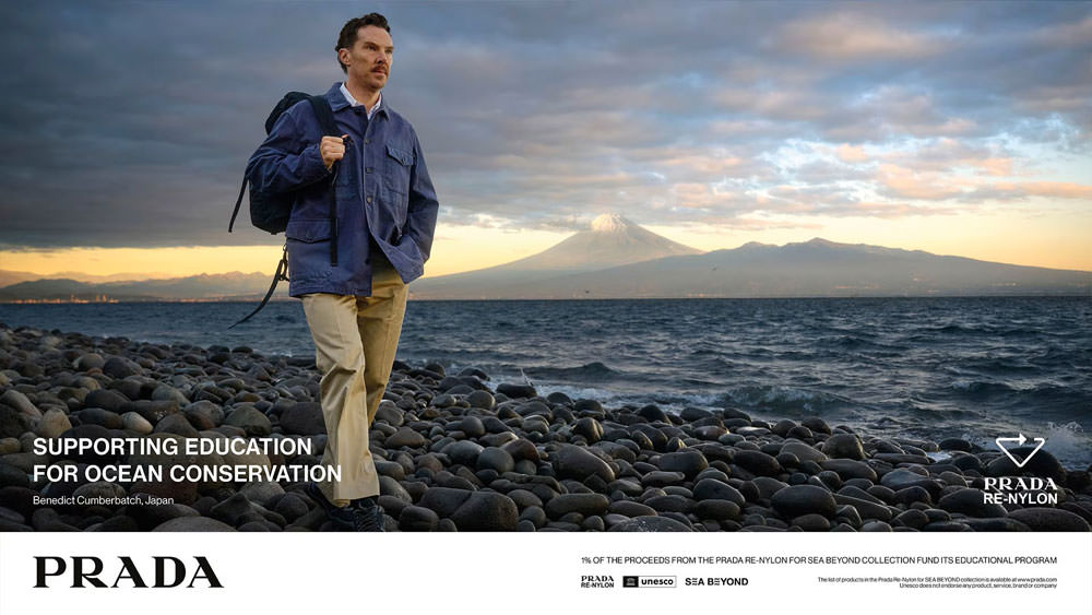 Benedict Cumberbatch for Prada Re-Nylon Ad Campaign