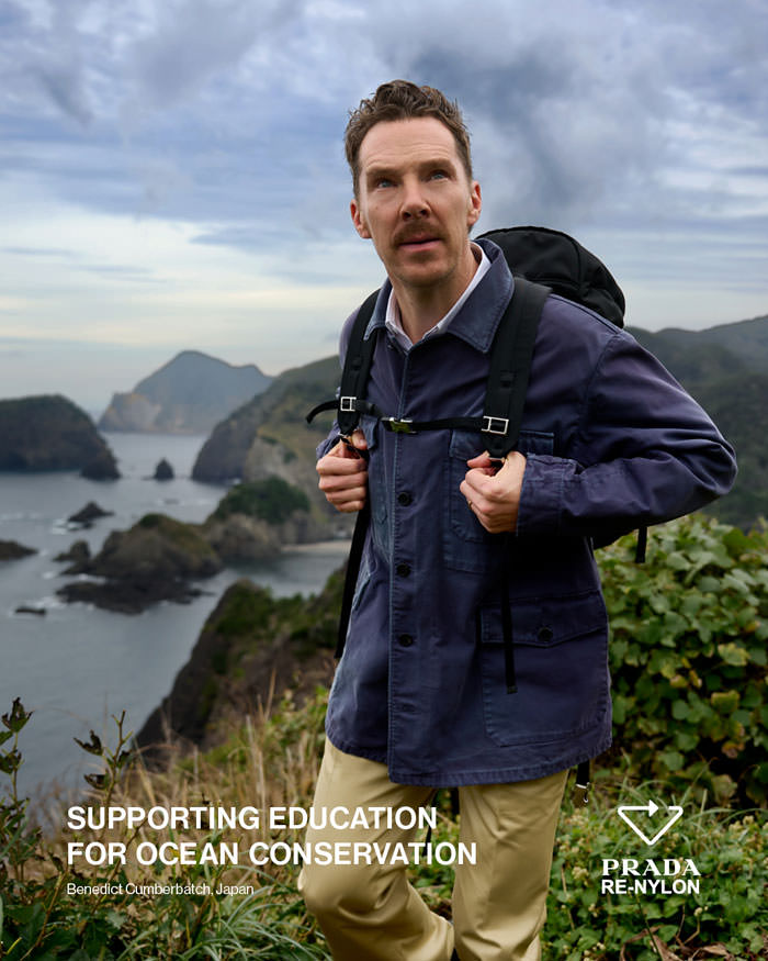 Benedict Cumberbatch for Prada Re-Nylon Ad Campaign