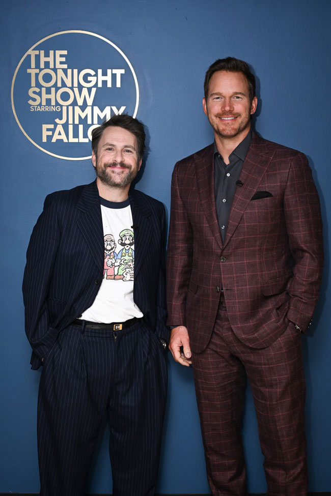 THE SUPER MARIO GALAXY MOVIE Stars Charlie Day and Chris Pratt on THE TONIGHT SHOW STARRING JIMMY FALLON
