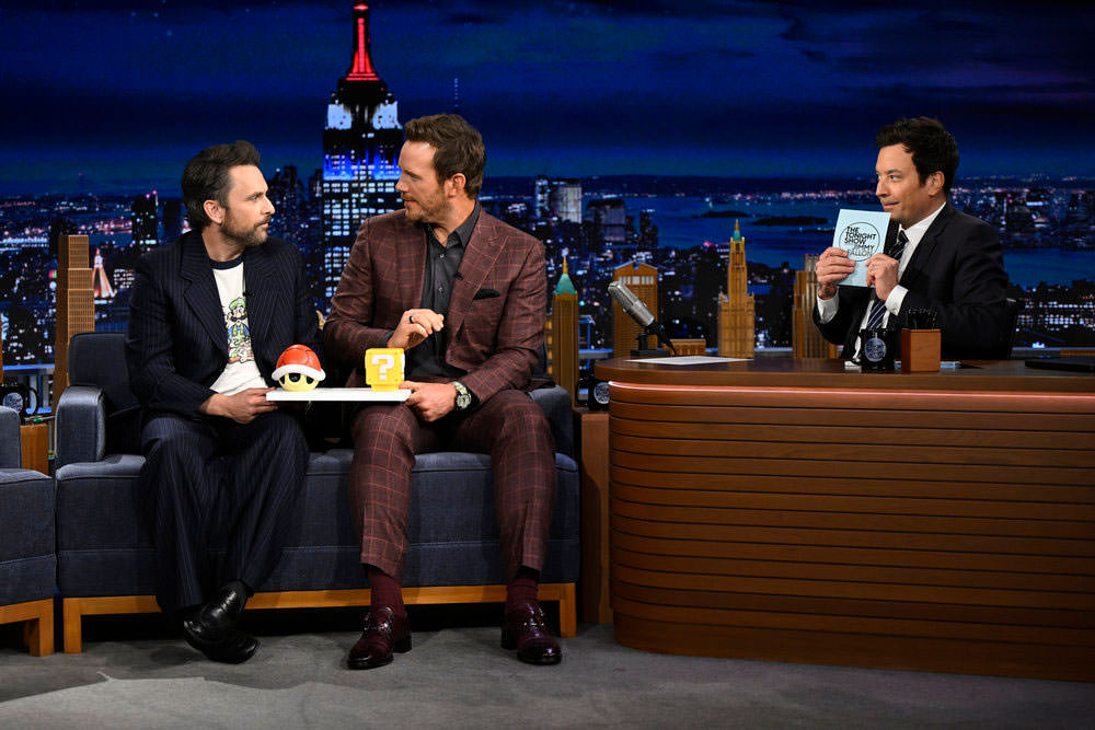 THE SUPER MARIO GALAXY MOVIE Stars Charlie Day and Chris Pratt on THE TONIGHT SHOW STARRING JIMMY FALLON