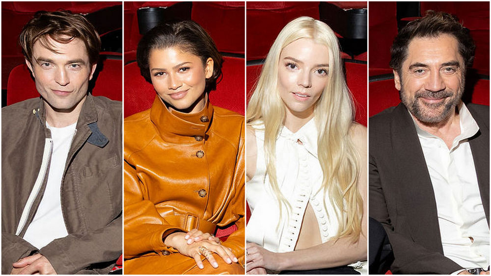 Cast of DUNE: PART THREE at the Trailer Launch Event