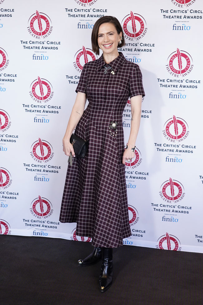 Hayley Atwell in Emilia Wickstead at the 2026 Critics Circle Theatre Awards: IN or OUT?