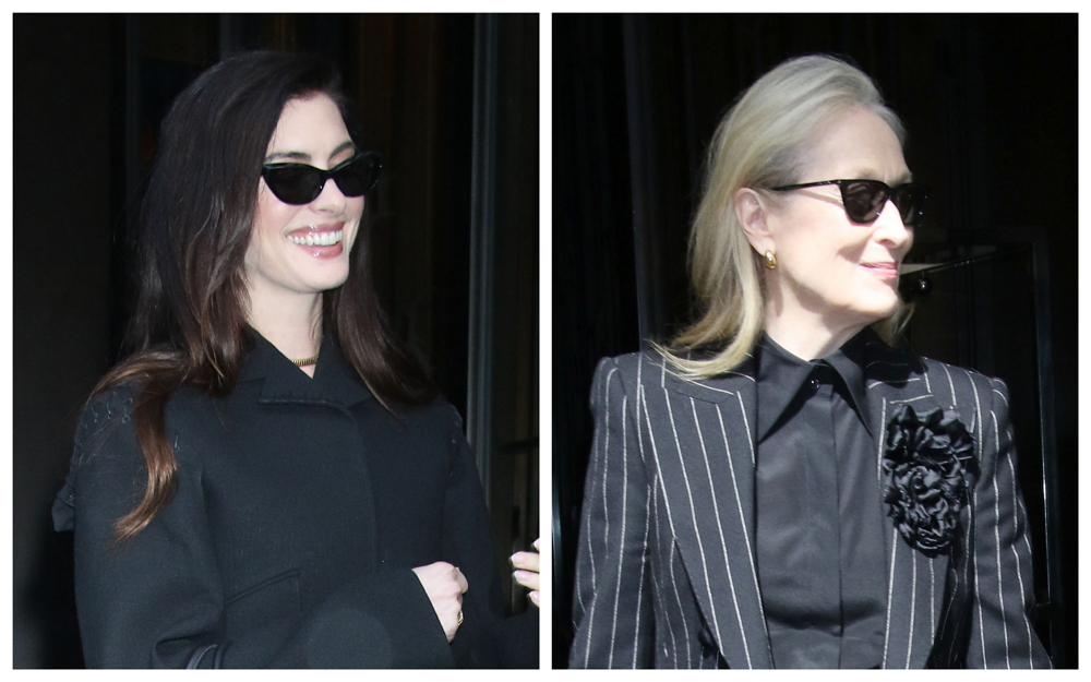 Anne Hathaway and Meryl Streep Promote THE DEVIL WEARS PRADA 2 in New York