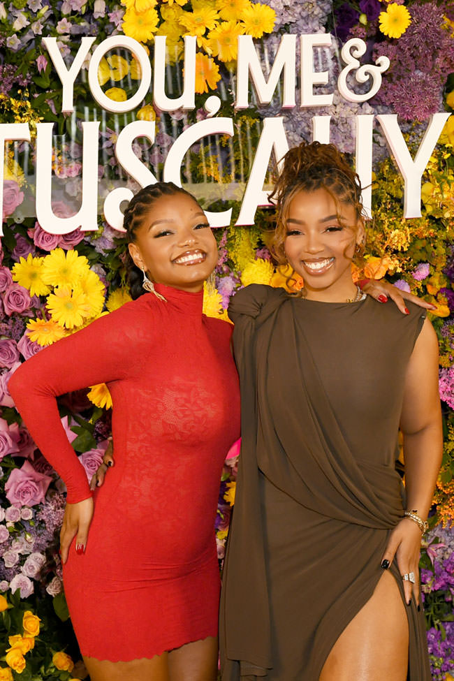 Halle Bailey and Chloe Bailey Host YOU, ME & TUSCANY Los Angeles Private Screening