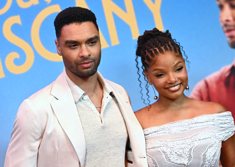 Halle Bailey and Regé-Jean Page at the YOU, ME & TUSCANY Atlanta Special Screening