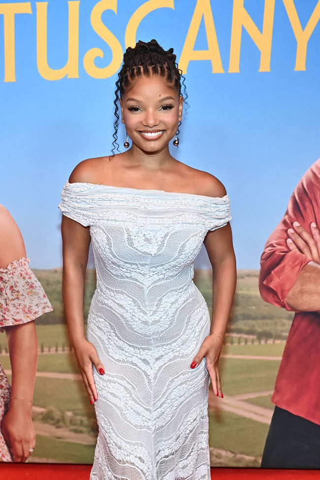 Halle Bailey and Regé-Jean Page at the YOU, ME & TUSCANY Atlanta Special Screening