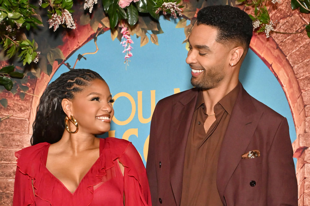 Halle Bailey and Regé-Jean Page at the YOU, ME & TUSCANY New York Special Event