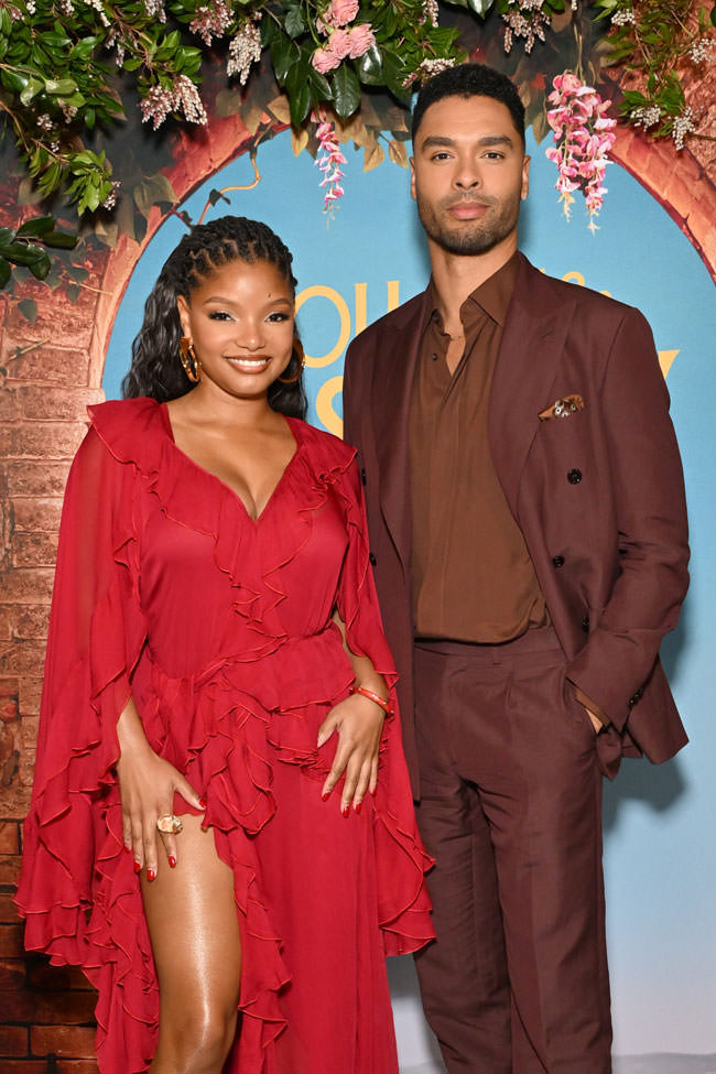 Halle Bailey and Regé-Jean Page at the YOU, ME & TUSCANY New York Special Event