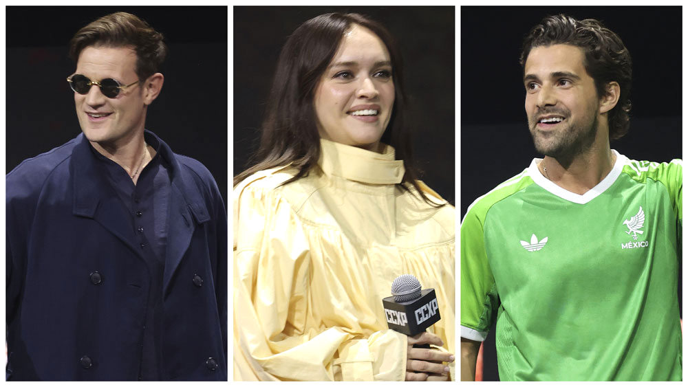 HOUSE OF THE DRAGON Stars Matt Smith, Olivia Cooke and Fabien Frankel at CCXP Mexico