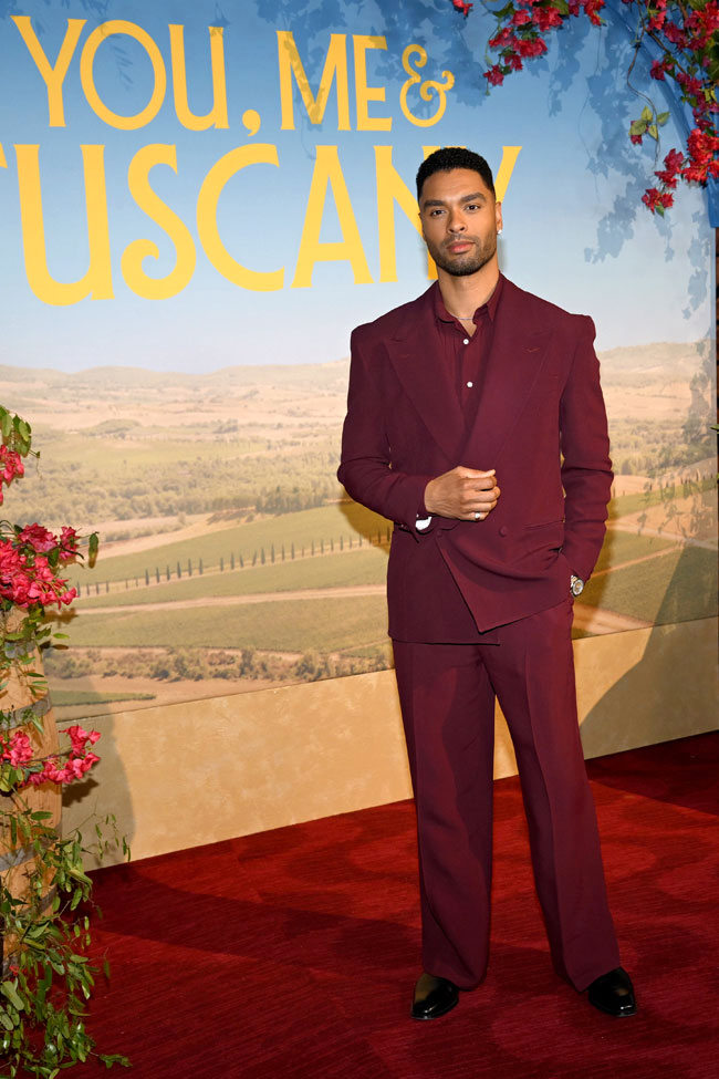 Regé-Jean Page and Halle Bailey at the YOU, ME & TUSCANY New York Premiere