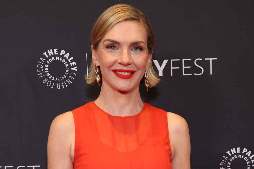 Rhea Seehorn in Akris at the 2026 PaleyFest LA PLURIBUS Season One Presentation: IN or OUT?