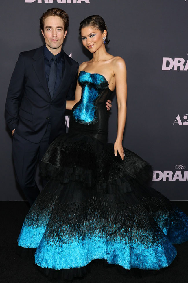 Zendaya and Robert Pattinson at THE DRAMA New York Premiere