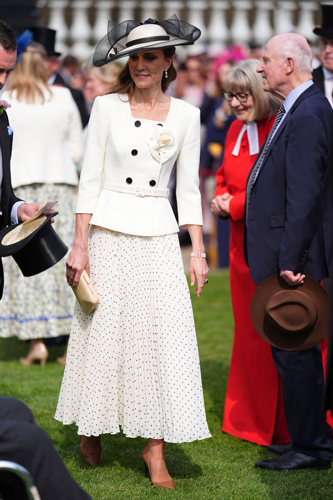 Catherine, Princess of Wales Attends Royal Garden Party at Buckingham Palace in Self-Portrait