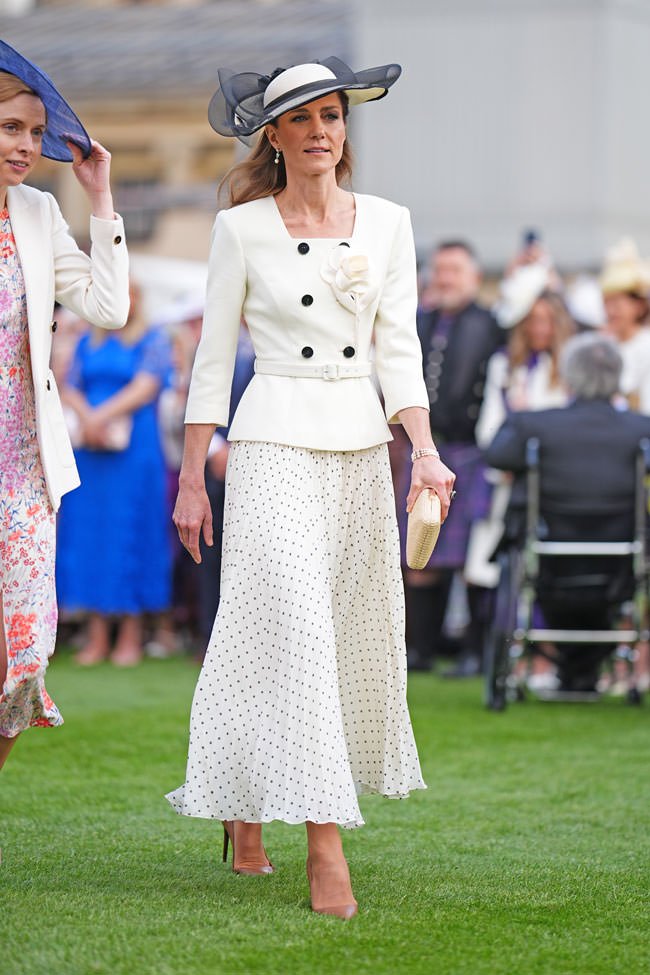 Catherine, Princess of Wales Attends Royal Garden Party at Buckingham Palace in Self-Portrait
