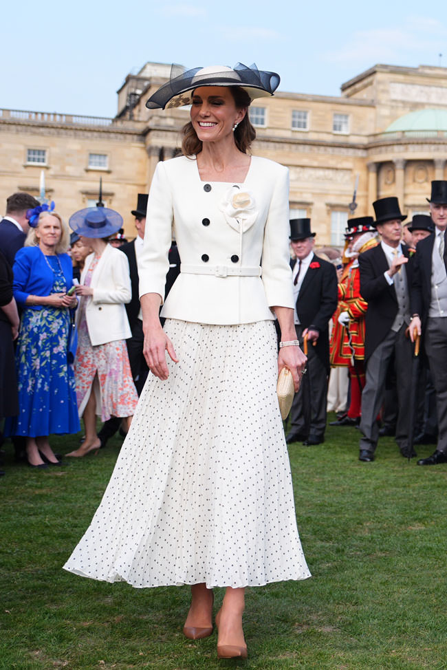Catherine, Princess of Wales Attends Royal Garden Party at Buckingham Palace in Self-Portrait