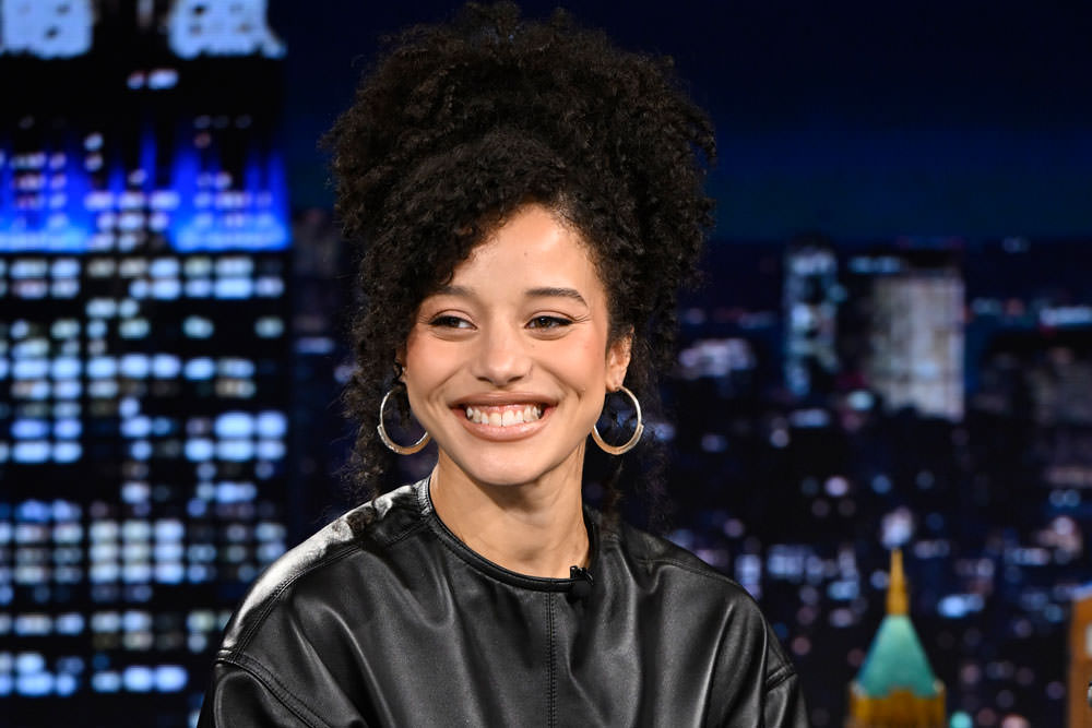 Chase Infiniti Promotes THE TESTAMENTS in Alaïa on THE TONIGHT SHOW STARRING JIMMY FALLON