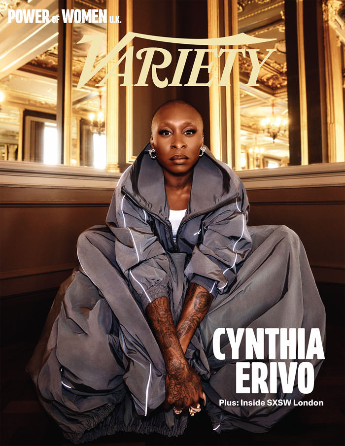 VARIETY Power of Women London Cover: Cynthia Erivo on WICKED, DRACULA, and More
