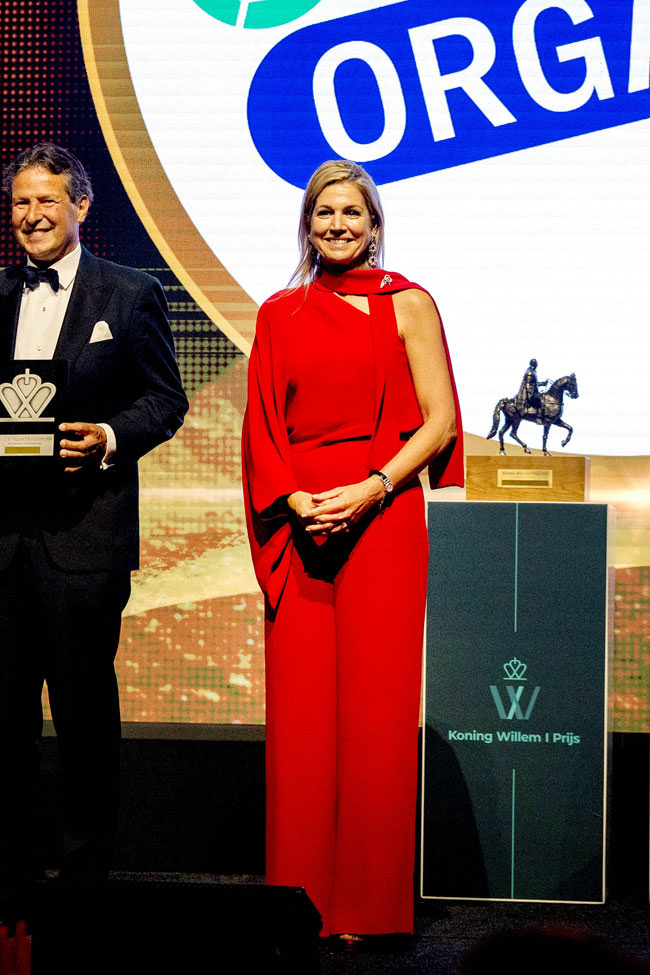 Queen Máxima of the Netherlands in Valentino at the King Willem I Awards 2026