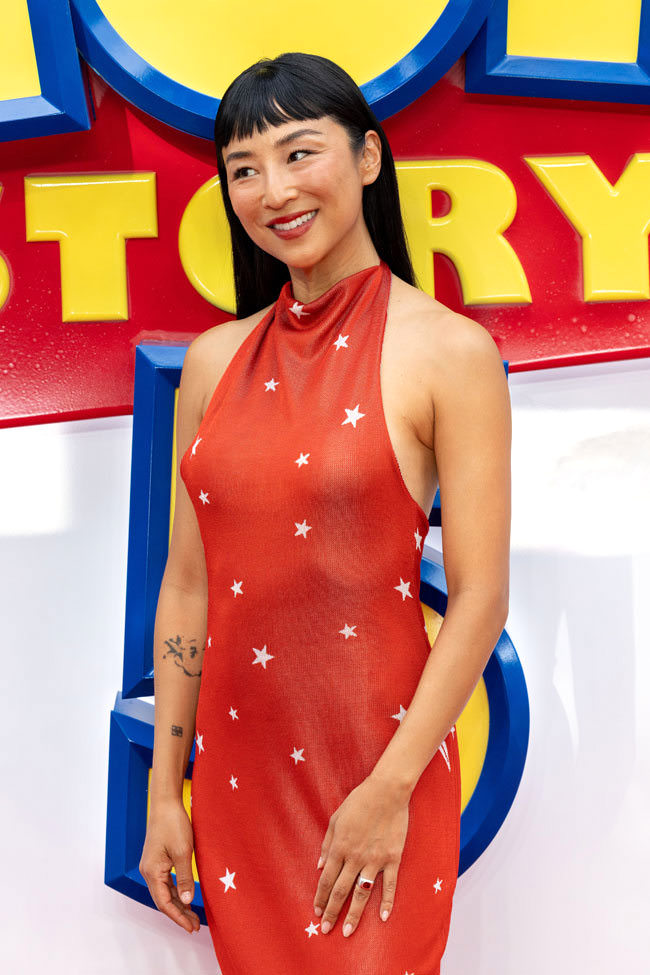 Tom Hanks, Tim Allen, Joan Cusack and Greta Lee at the TOY STORY 5 London Event