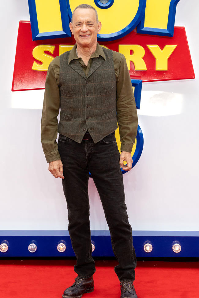 Tom Hanks, Tim Allen, Joan Cusack and Greta Lee at the TOY STORY 5 London Event