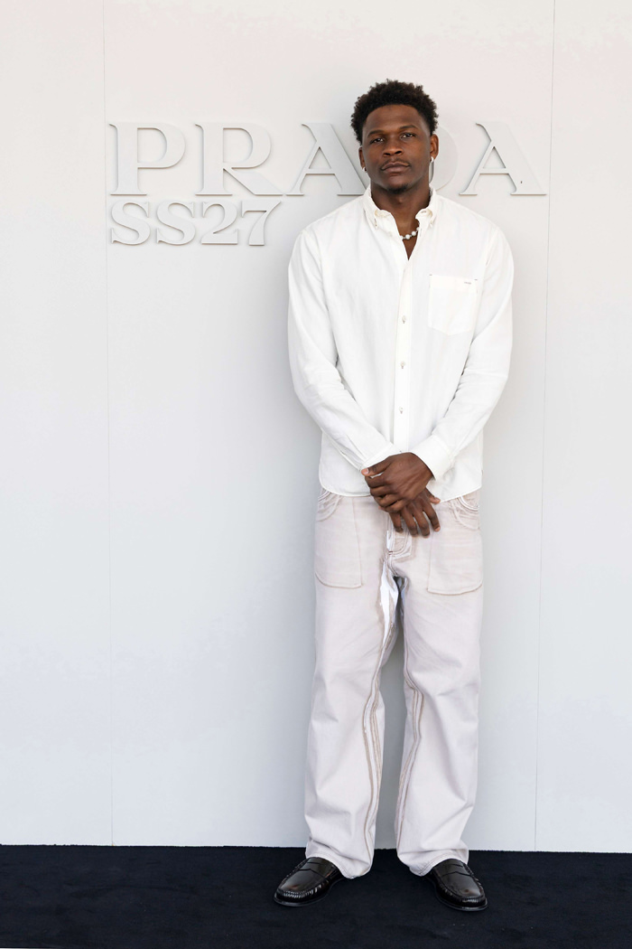 Red Carpet Rundown: Prada Spring 2027 Menswear Fashion Show Front Row