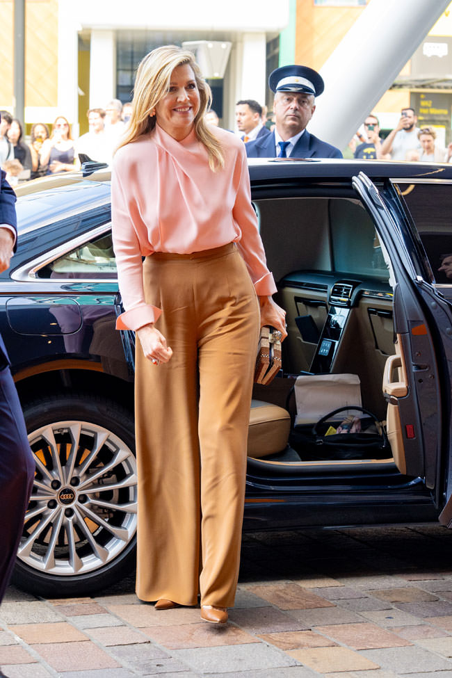 Style File: Queen Máxima of the Netherlands in Natan and Iris van Herpen