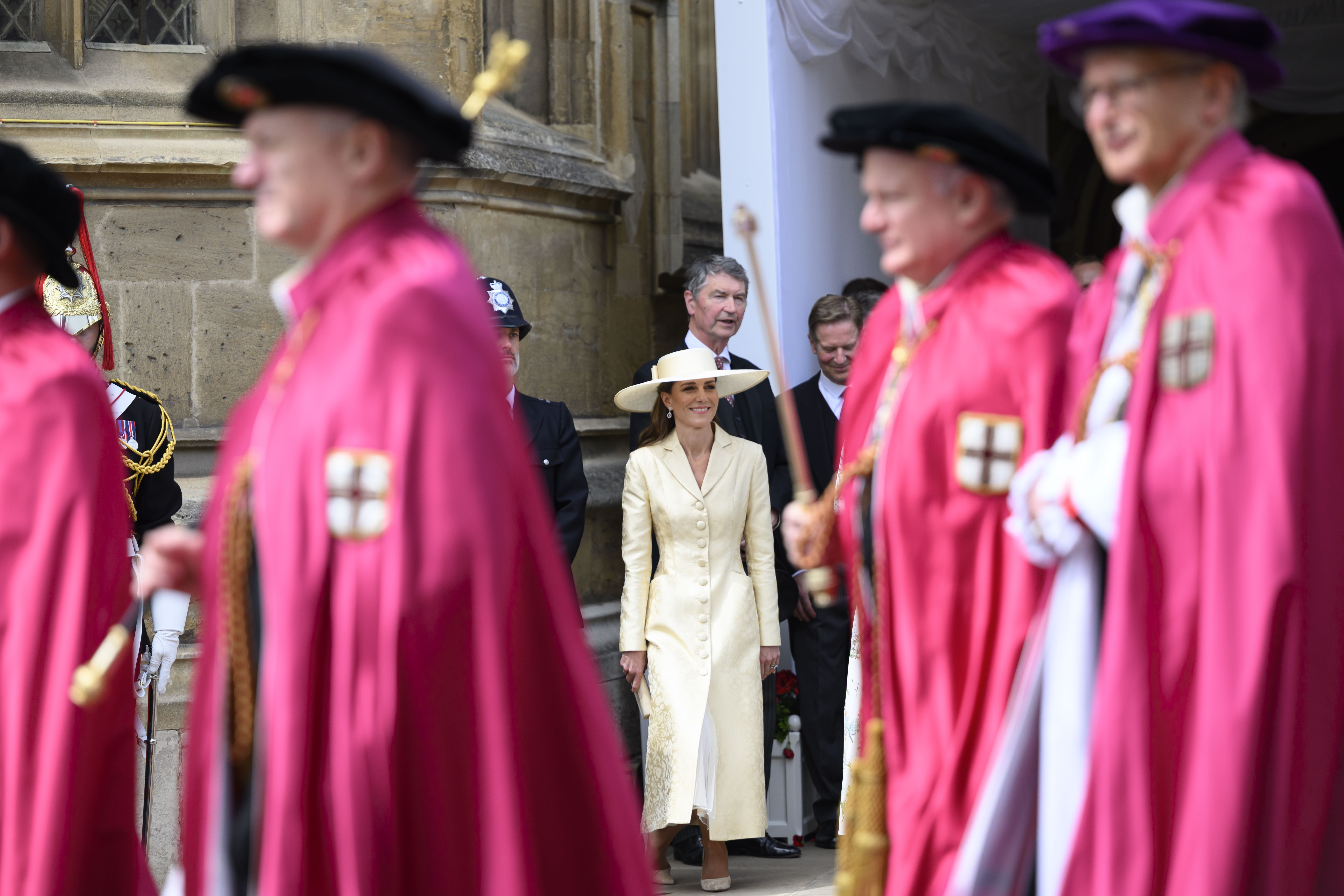 Catherine Princess of Wales at the Royal Order of the Garter Service